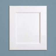 White Shaker Style Recessed Medicine Cabinet with no mirror by Fox Hollow Furnishings 101W5