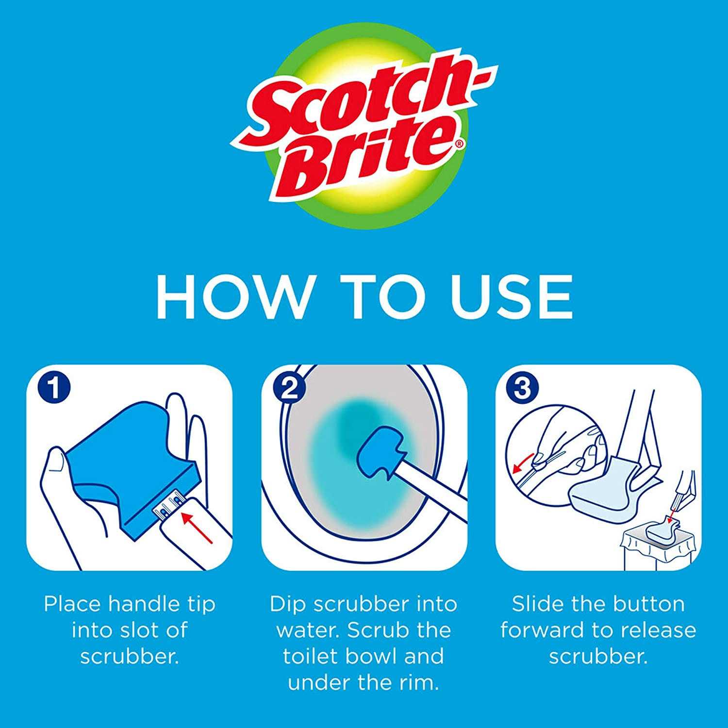 Scotch-Brite Disposable Toilet Bowl Scrubber - Image 4