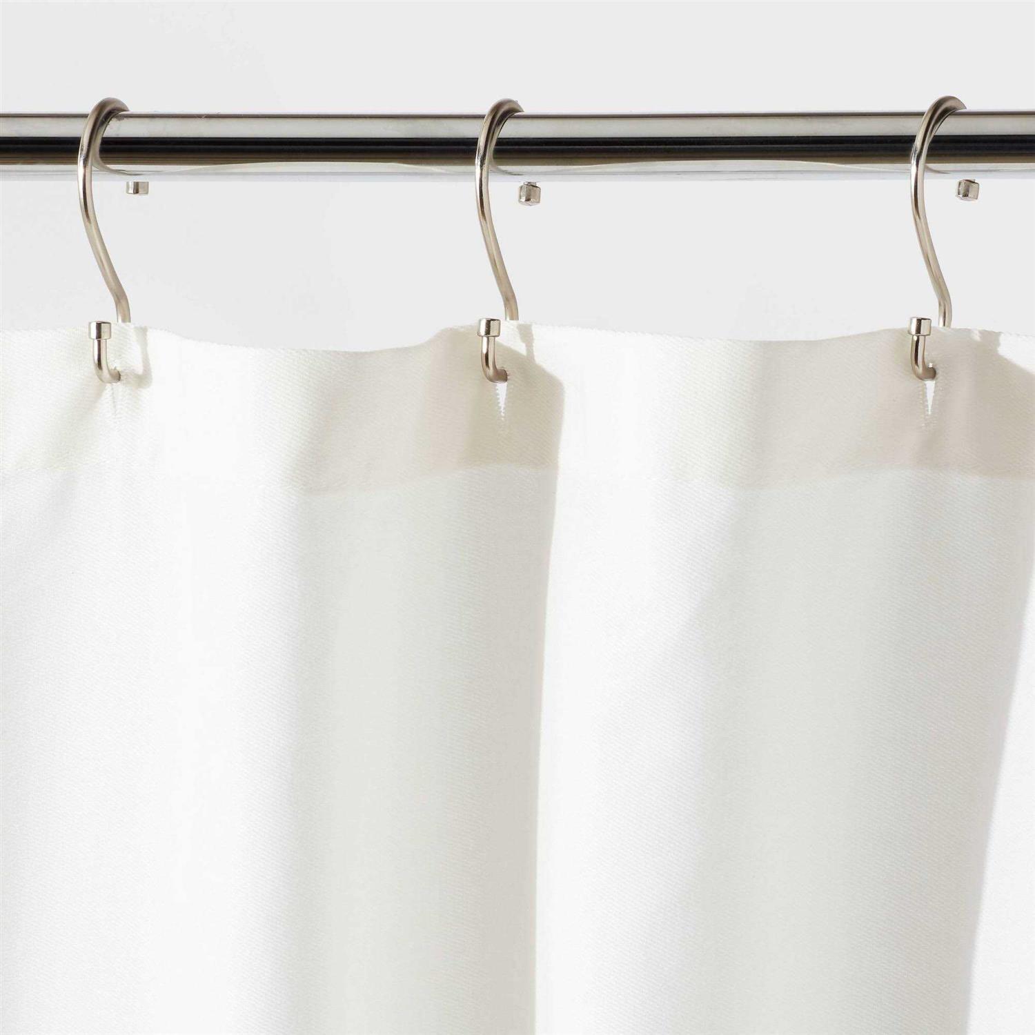 Threshold Leopard Glam Shower Curtain Ombre Gray - Image 4