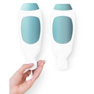 Squeezi 2 Unit Pack Wall Mounted Shower Dispenser and Organizer for Shampoo and Soap Bottles