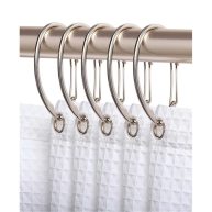 Utopia Alley Shower Rings Shower Curtain Rings for Bathroom HK10BN