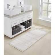 Tahari Home Asalia Micro Chenille Bath Runner