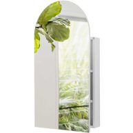 sower and seed Arched Medicine Cabinet Mirror