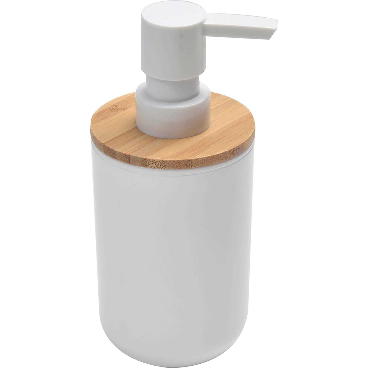 Soap and Lotion Pump Dispenser Padang with Bamboo Top