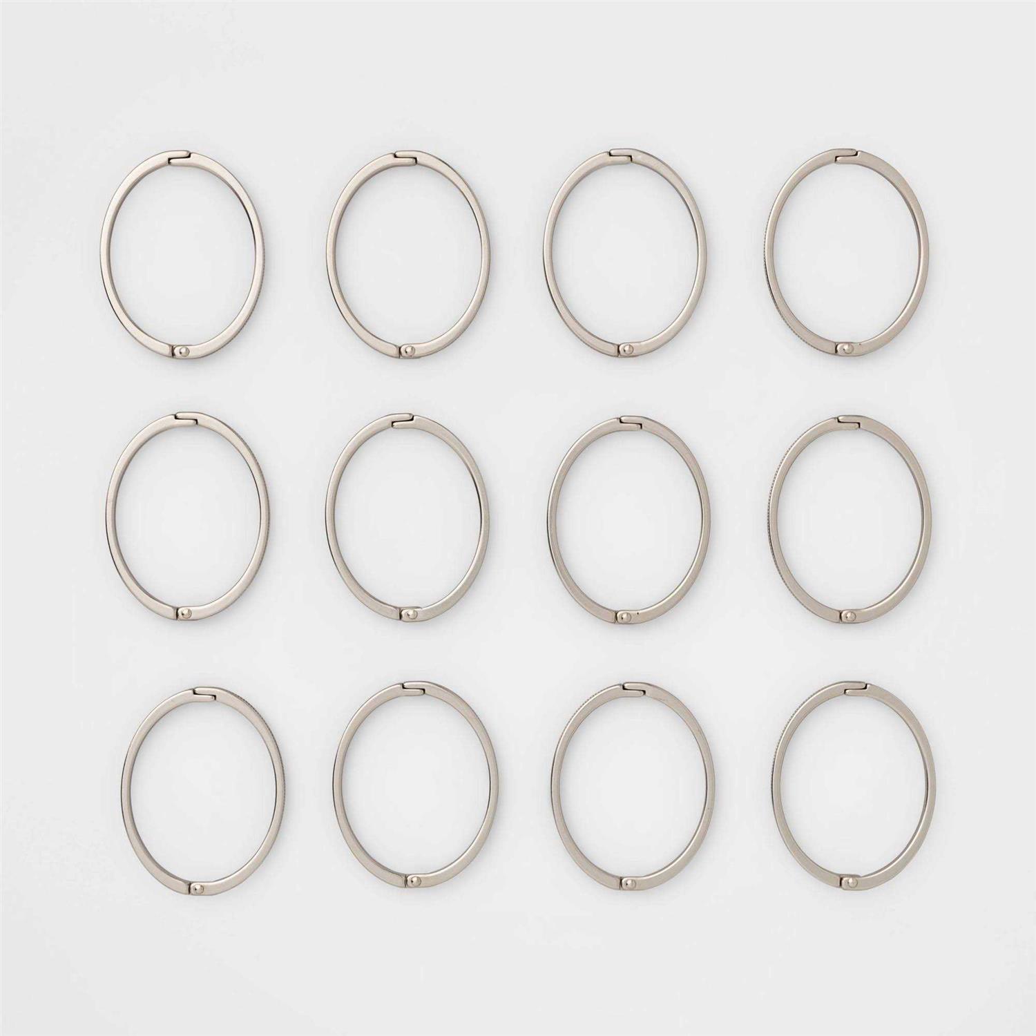 Threshold Rust Proof Oval Shower Ring Nickel - Image 3