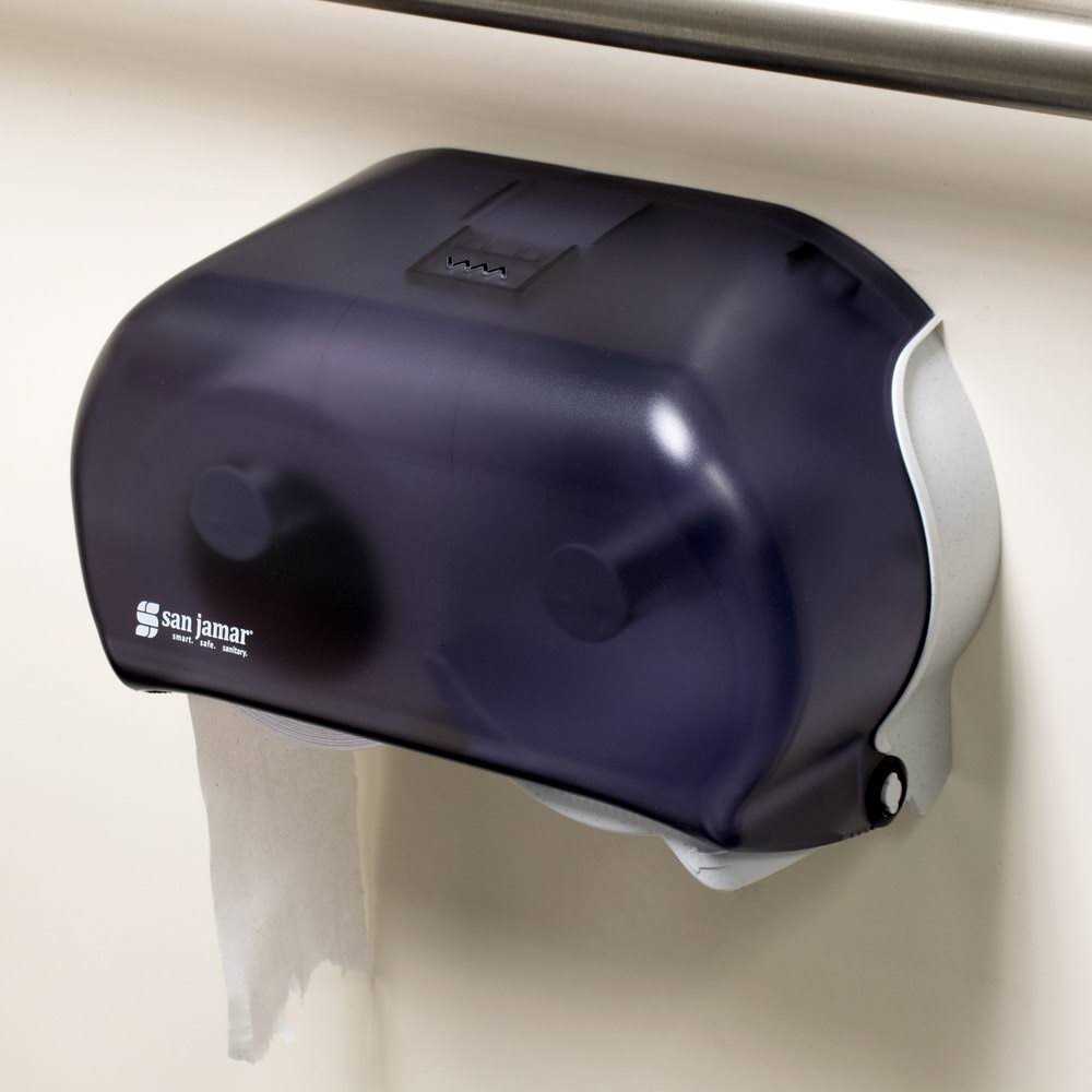 San Jamar Versatwin Tissue Dispenser 8 x R3600TBK - Image 2