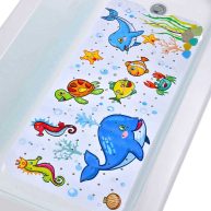 Tubozadi Baby Bath Mat For Tub Kids Non Slip Bathtub Baby Extra Long 40X16 Inch Bathroom Toddler Anti Slip Shower Mat