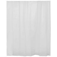 White Extra Long Shower Curtain Liner Plastic 71W x 79H
