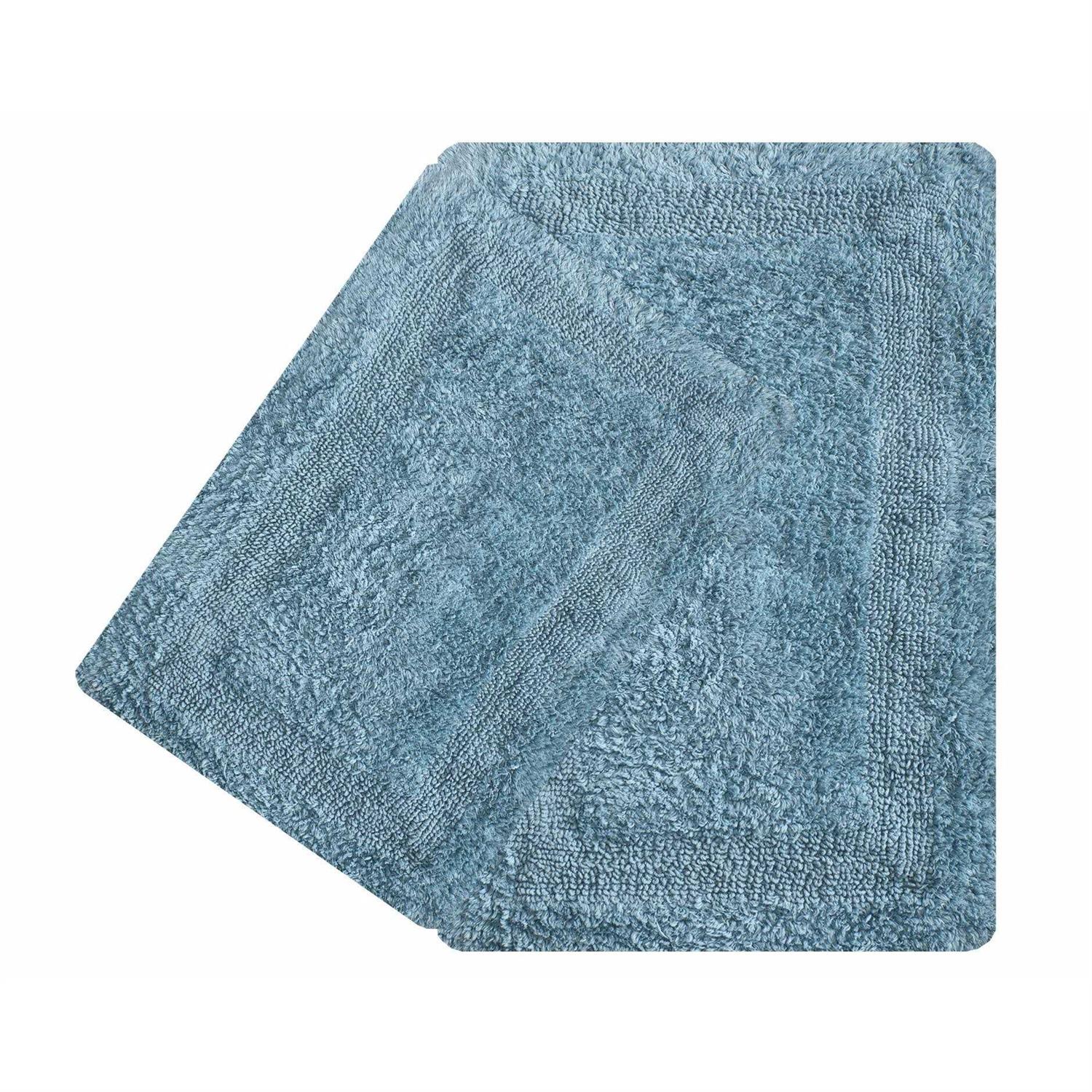 THE BEER VALLEY Bathroom Rugs Set 2Piece in 100% Cotton 21×34/17×24 - Image 2