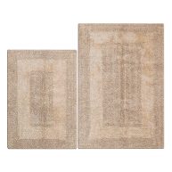 THE BEER VALLEY Bathroom Rugs Set 2Piece in 100% Cotton 21×34/17×24