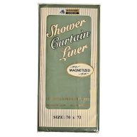 Shower Curtain Liner Hunter Green Vinyl