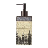 Skl Home Rustic Resin Aspen Lodge Soap Dispenser