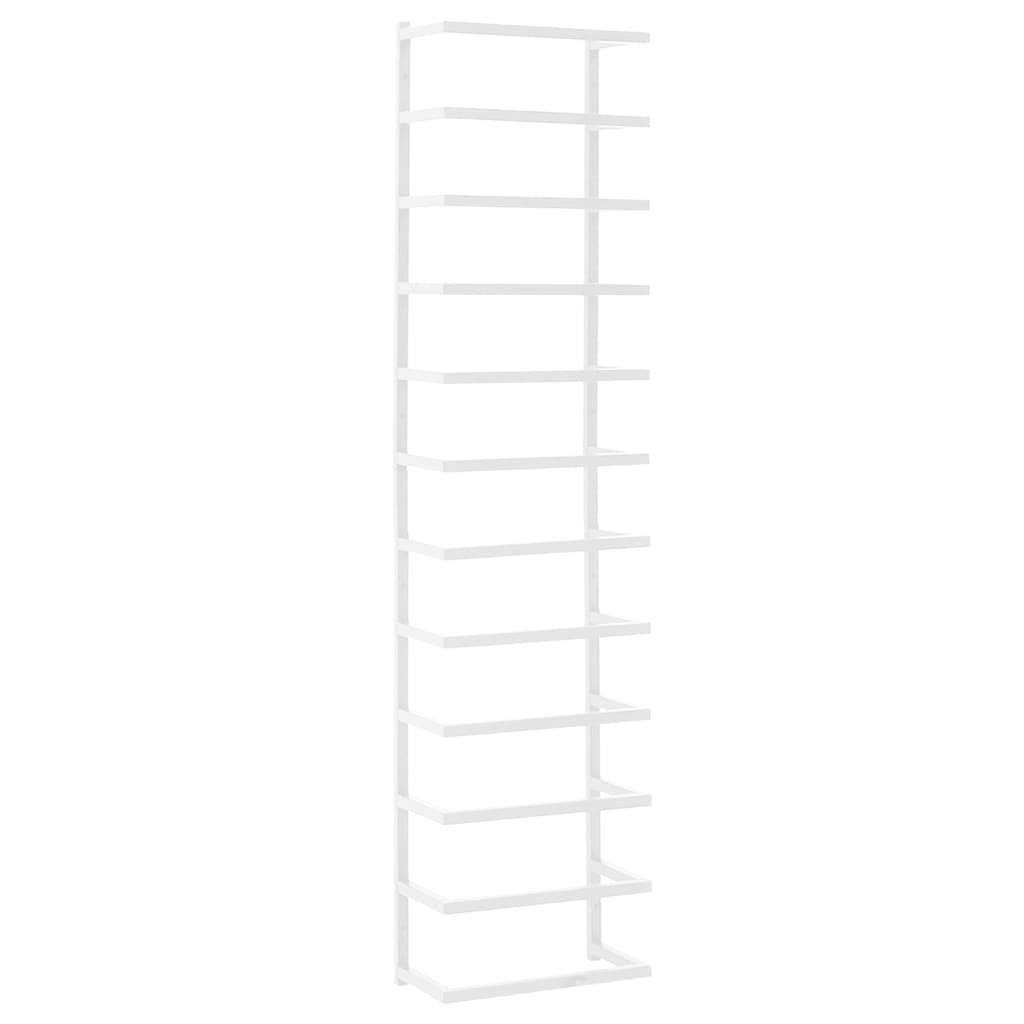 vidaXL Towel Rack Black 9.4×4.7×18.9 Steel - Image 5