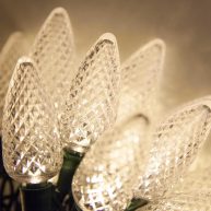 Wintergreen Lighting C7 OptiCore Commercial LED Christmas String Lights