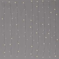 Room Essentials 100ltr LED Plug-in Curtain String Lights with Clips