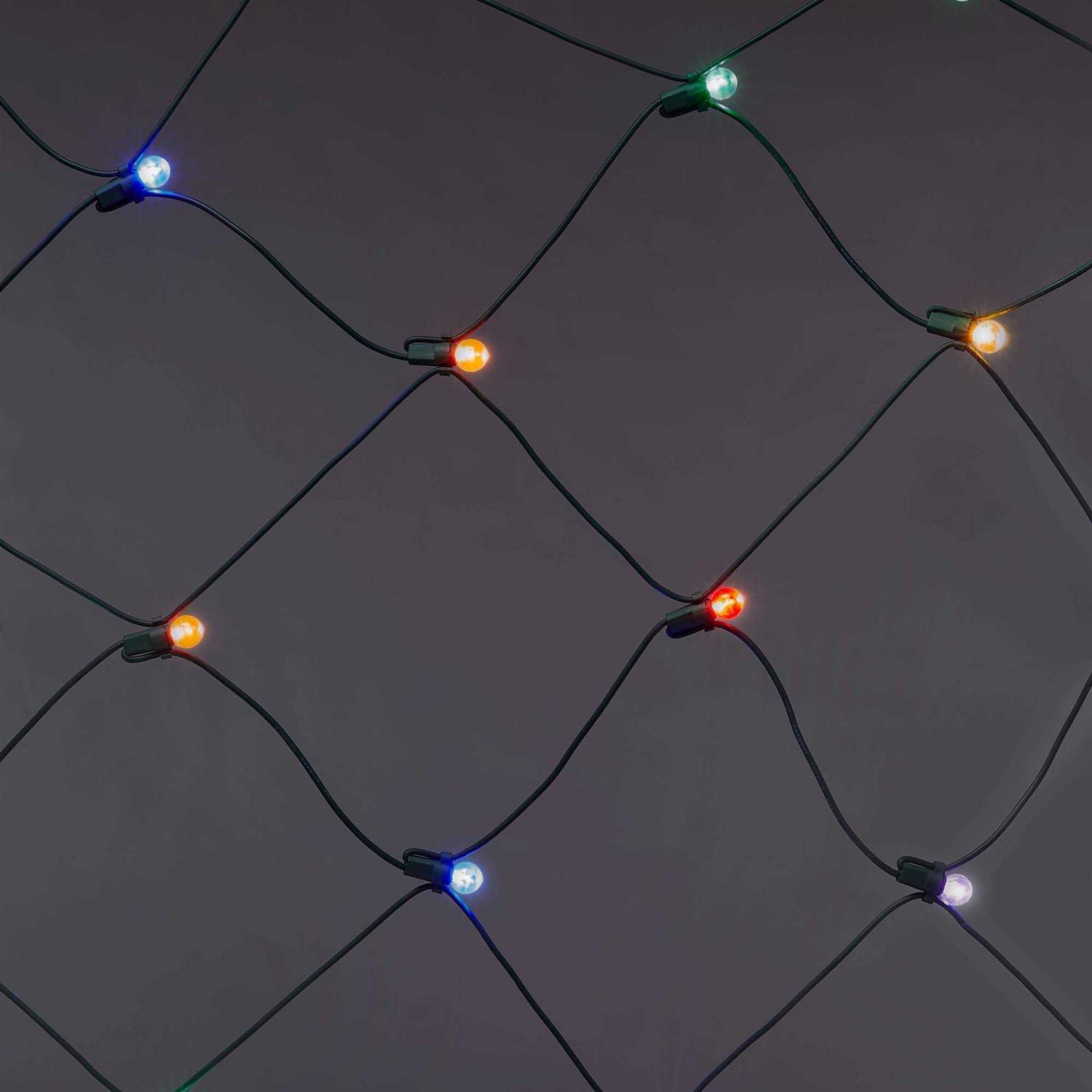 Wondershop 100ct LED Super Bright Smooth Sphere Christmas Net Lights