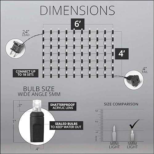 Wintergreen Lighting LED Net Lights - Image 5