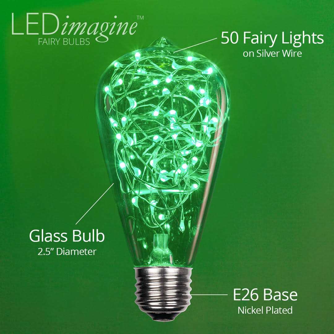 ST64 120V LEDimagine TM Fairy Light Bulb - Image 4