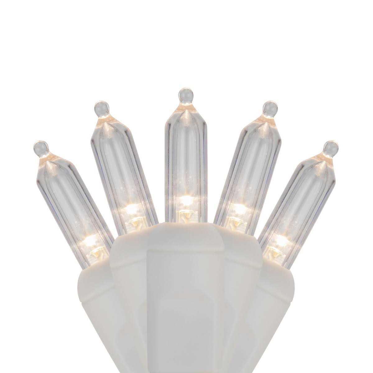 Wintergreen Lighting LED Christmas Tree Lights T5 Mini Lights