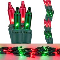 Wintergreen Lighting 9′ Garland Lights 300 Lamps