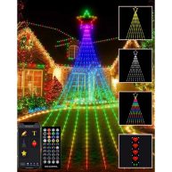 Smart Diy Custom Outdoor Christmas Lights Display with Star