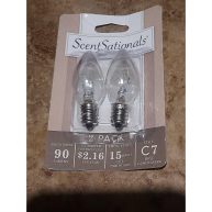 Scentsationals Wax Warmer Clear Incandescent Light Bulb Replacement