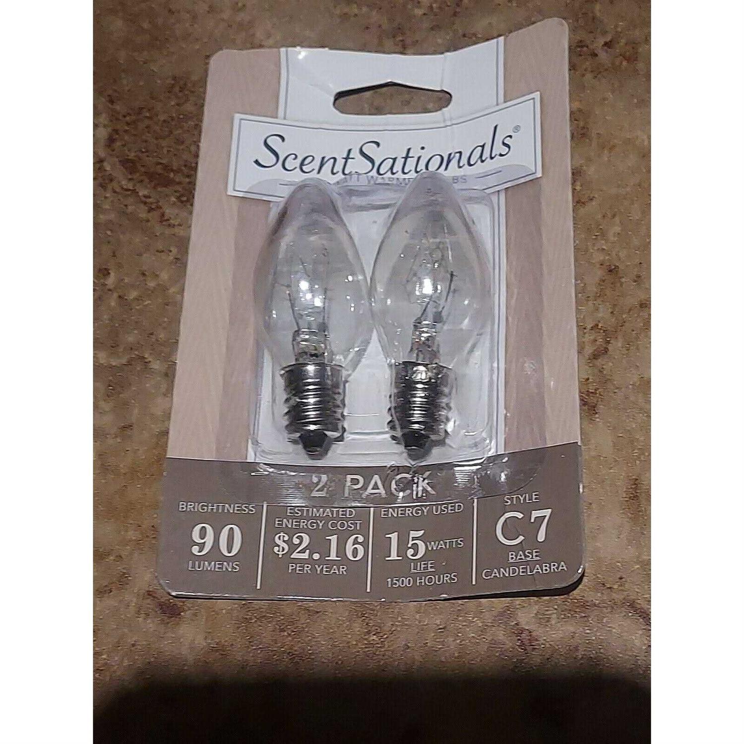 Scentsationals Wax Warmer Clear Incandescent Light Bulb Replacement