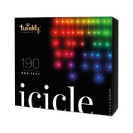 Twinkly Icicle App-Controlled Smart LED Christmas Lights 190 RGB