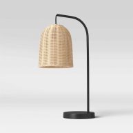 Threshold Addison Rattan Table Lamp Brown