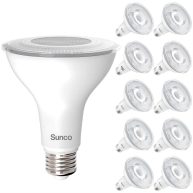 Sunco Lighting 10 Pack PAR30 Dimmable LED Bulb