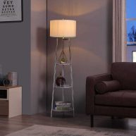Snowhill 59 Column Floor Lamp Mercer41 Base Finish