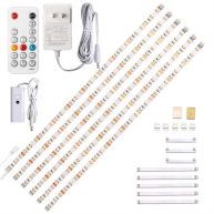 WOBANE Under Cabinet LED Lighting 6 PCS LED Strip Remote Control