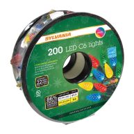 Sylvania 200 Ct Multi-Colored LED C6 Lights