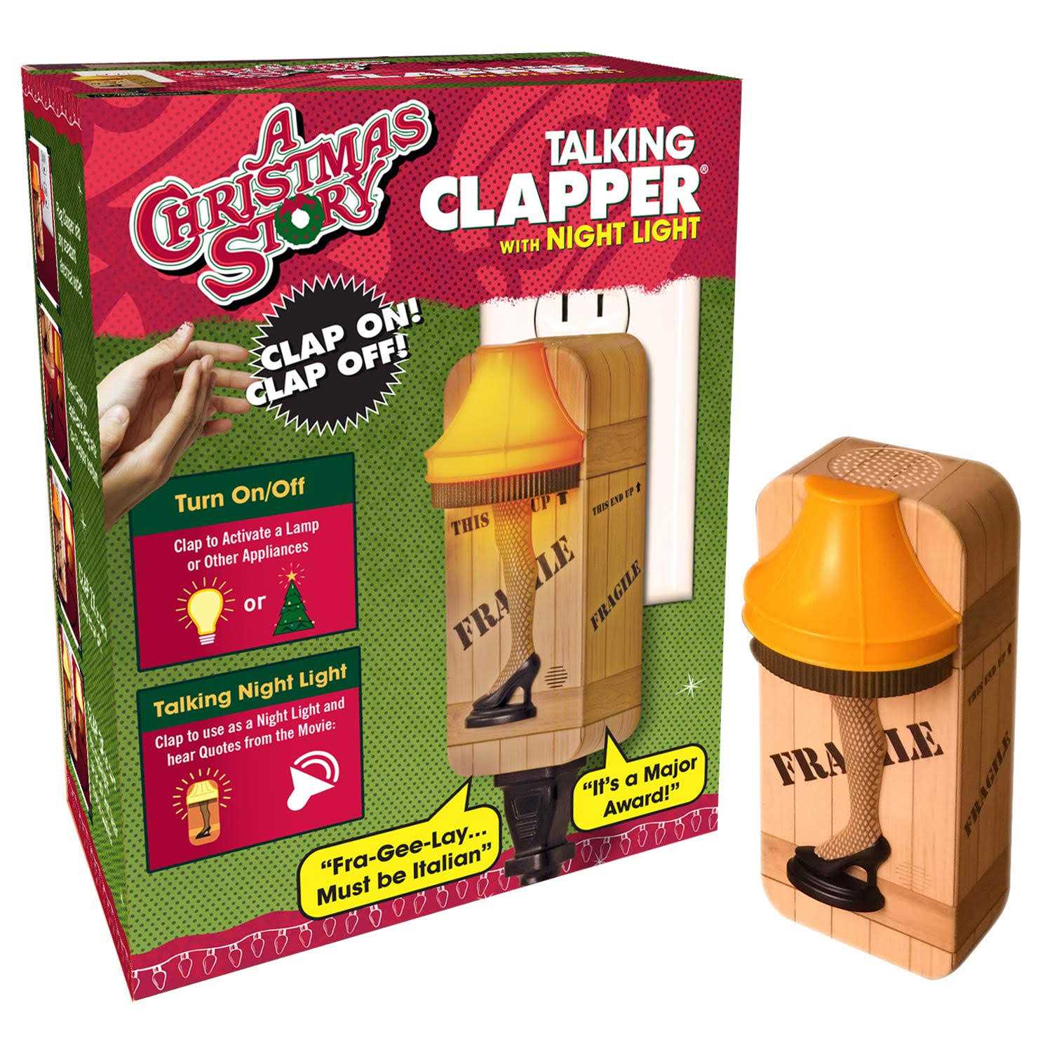 The Clapper A Christmas Story Leg Lamp Night Light