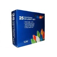 Ritz C9 Ceramic Multi Color Christmas Lights 25 Count