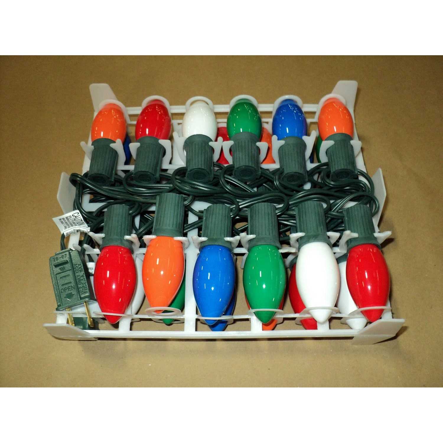 Ritz C9 Ceramic Multi Color Christmas Lights 25 Count - Image 3