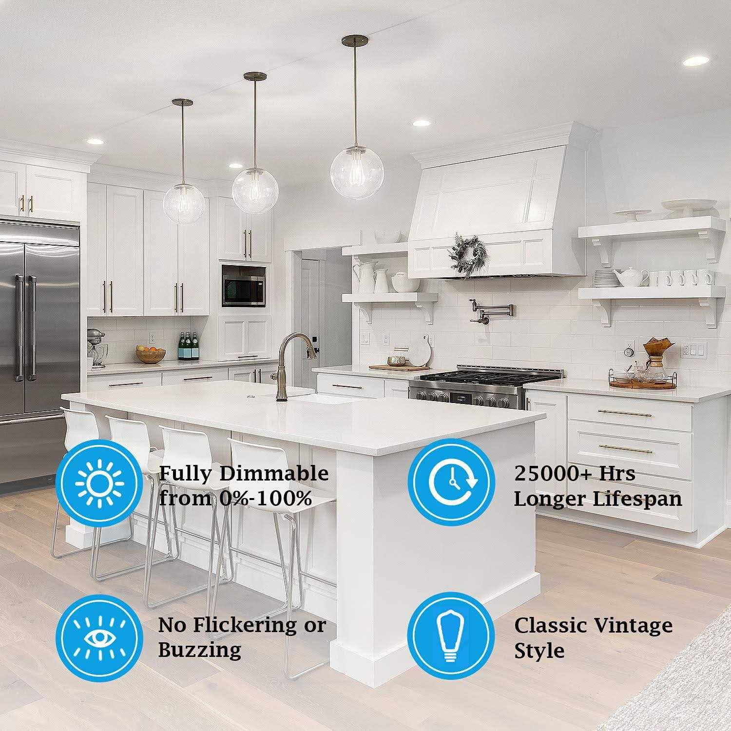 TOBUSA vintage led dimmable edison light bulbs 100w incandescent equivalent - Image 4