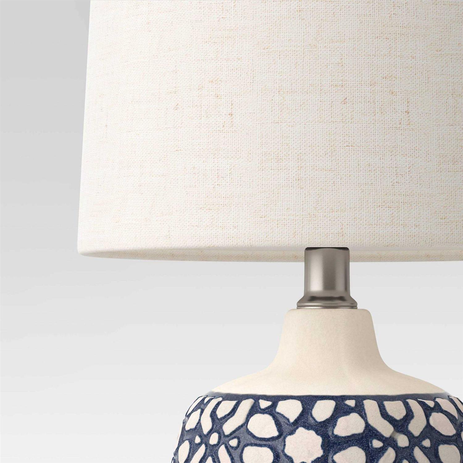Threshold Assembled Ceramic Table Lamp Blue - Image 3