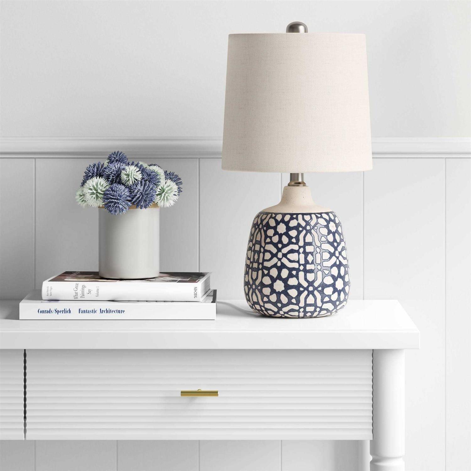 Threshold Assembled Ceramic Table Lamp Blue - Image 3