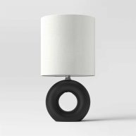 Threshold Abstract Ceramic Mini Table Lamp