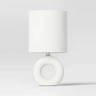 Threshold Abstract Ceramic Mini Table Lamp