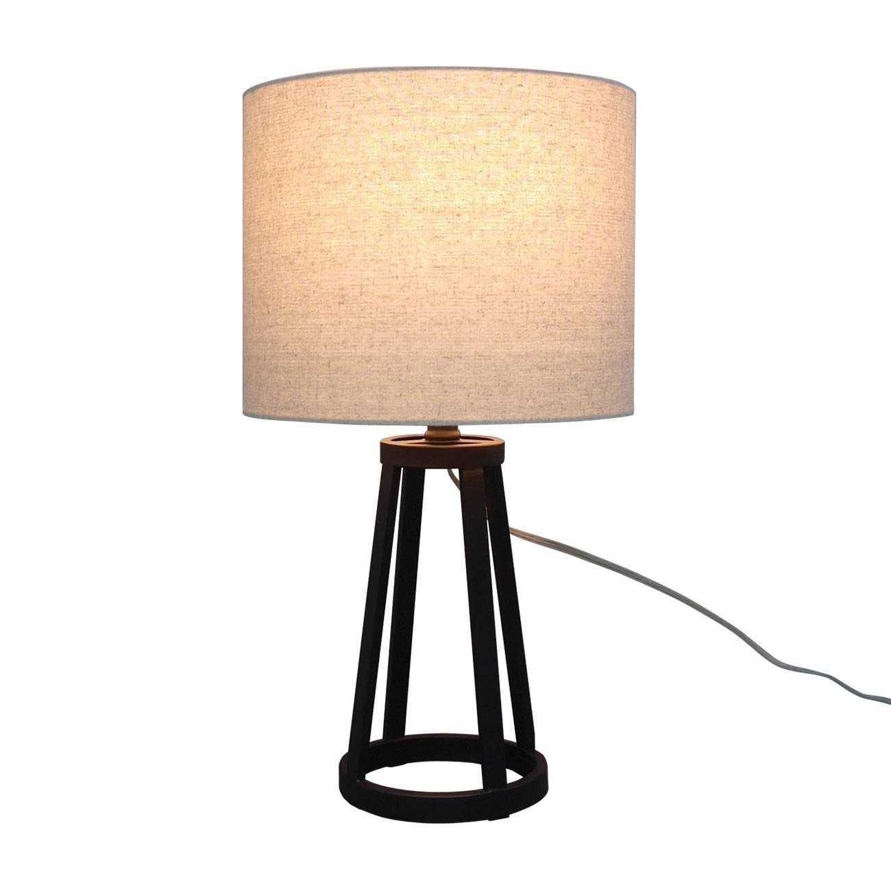 Threshold Medium Modern Industrial Assembled Table Lamp Black - Image 3