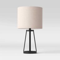 Threshold Medium Modern Industrial Assembled Table Lamp Black