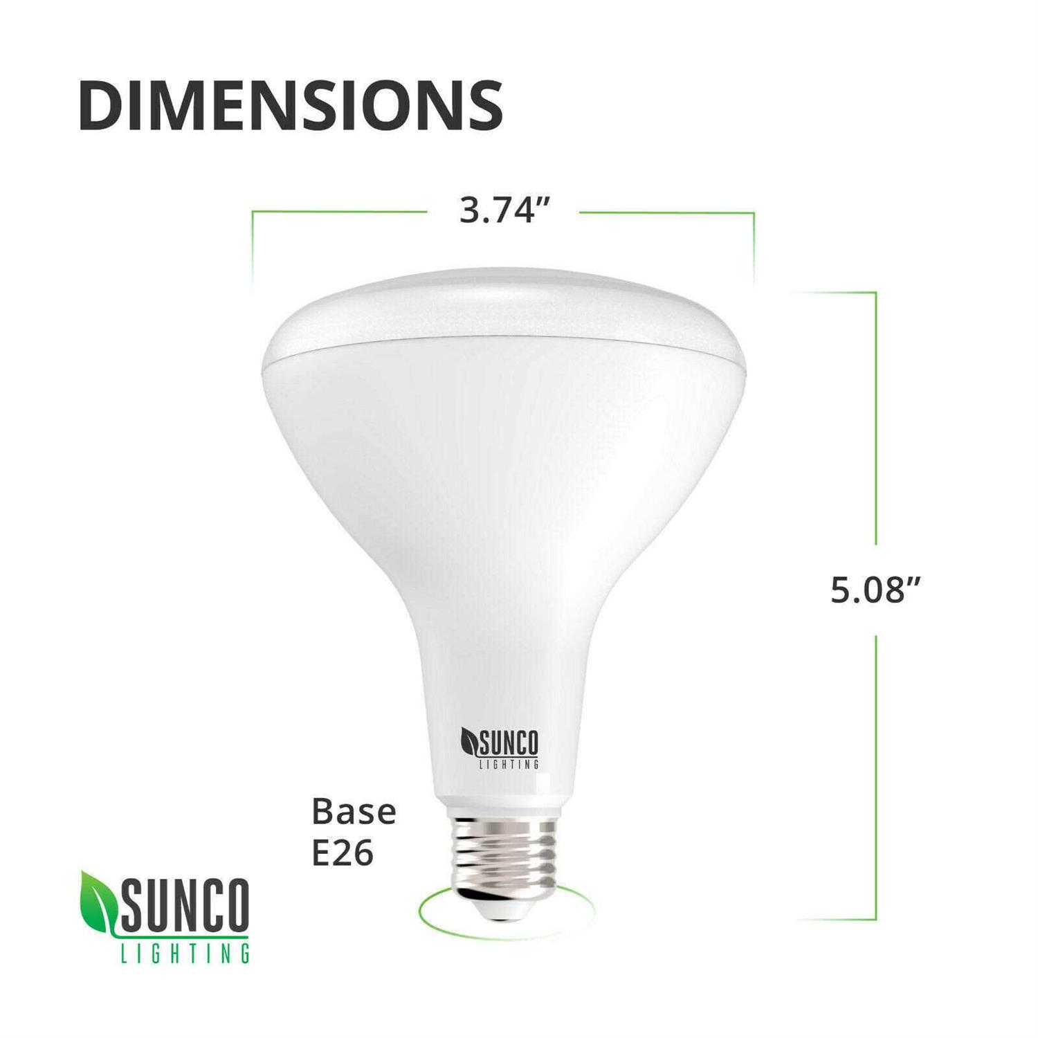 Sunco Lighting BR30 Dimmable Flood LED Light Bulb 11W - Image 3