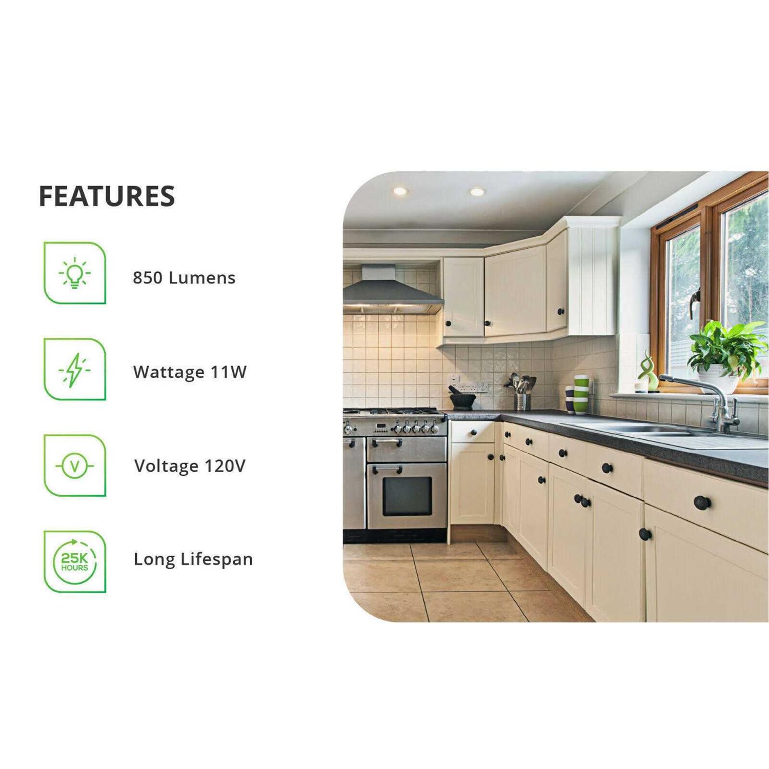 Sunco Lighting BR30 Dimmable Flood LED Light Bulb 11W - Image 4