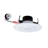 Utilitech Integrated LED 5-6 65w White Round Dimmable Recessed Retrofit Light MQTL1116-L10.5K9027