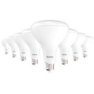 Sunco Lighting 8 Pack BR40 Dimmable Flood LED Light Bulb 17W