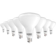Sunco Lighting 8 Pack BR40 Dimmable Flood LED Light Bulb 17W