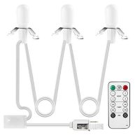 Rumsheme Remote Control Lighting System Accessory Cord C7 Warm White Bulbs, Built-in 4 Lighting Modes and Timer