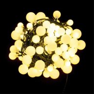 Vickerman 100 Light Warm White LED Indoor/Outdoor Three Size Cherry Light Set X22G311